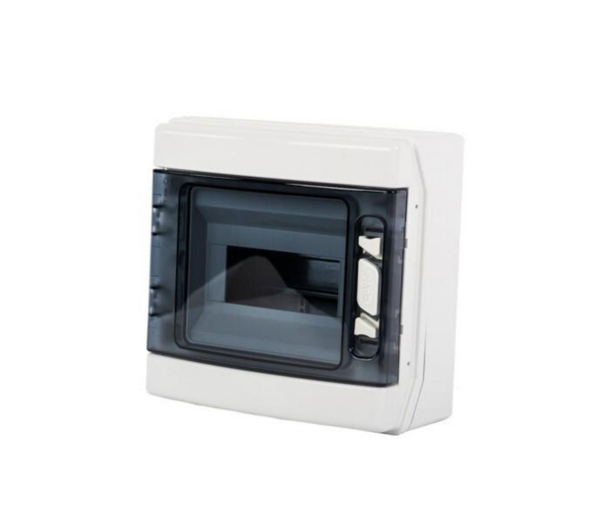 Moduulikotelo pinta ABS Garo - MODUULIKOTELO PINTA ABS GARO NUPT 1-8 LÄPINÄK OVI, IP65