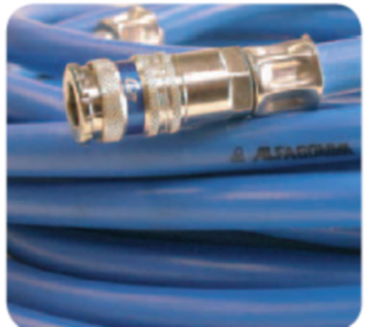 Paineilmaletku liittimin DH - PAINEILMALETKU PU 10/15MM 10M DH LIITTIMIN