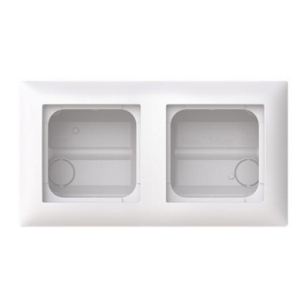 Pintakotelo ABB Saga 85 mm Kulma - PINTAKOTELO SAGA 2-OS, 85MM, KULMA, VAL