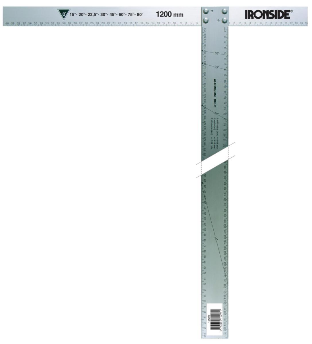 T-suorakulma Ironside - SUORAKULMA 1200 MM KIPSI IRONSIDE 154200