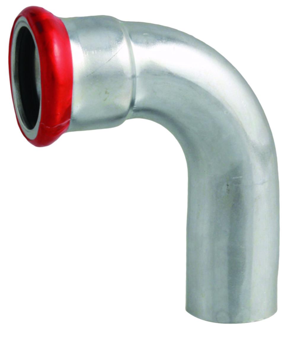 Käyrä 90° A-press sinkitty 1 muhvi M - KÄYRÄ 90 PYÖRIST.1MUHVI SINK A-PRESS 28 M