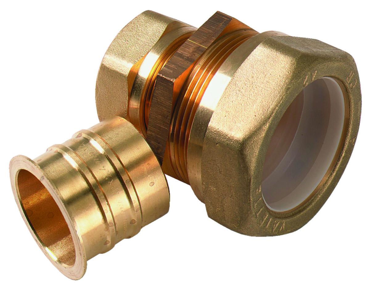 Suora liitin Vatette PEM kupariputki - VÄLILIITIN MUOVI-CU VATETTE PE 40X28 (0511915)