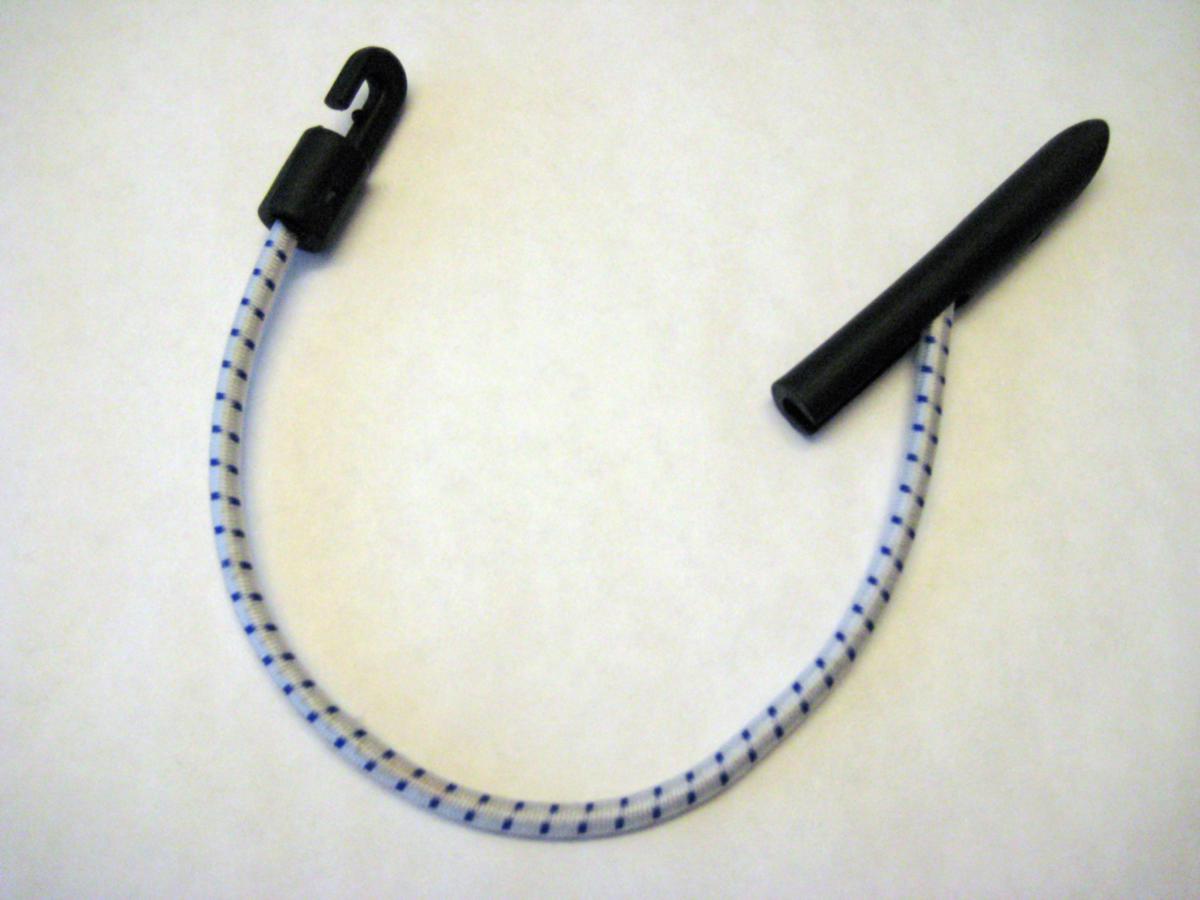 Pressukiinnnike - PRESSUKIINNIKE MUSTEKALA ELASTINEN NARU 100KPL/PKT