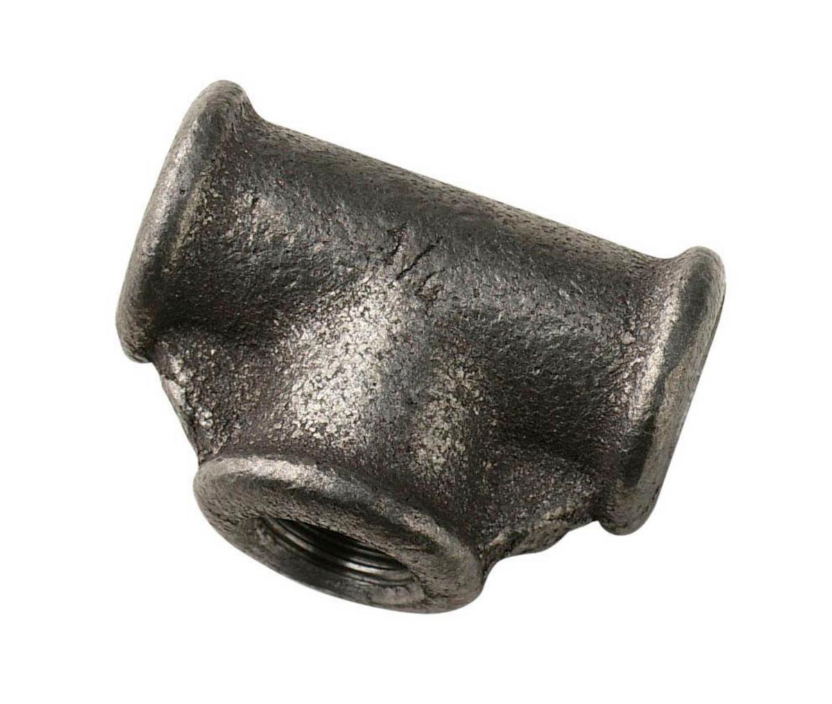 T-yhde musta nr 130 suora sk - T-YHDE SK MUSTA 130 DN25 1"