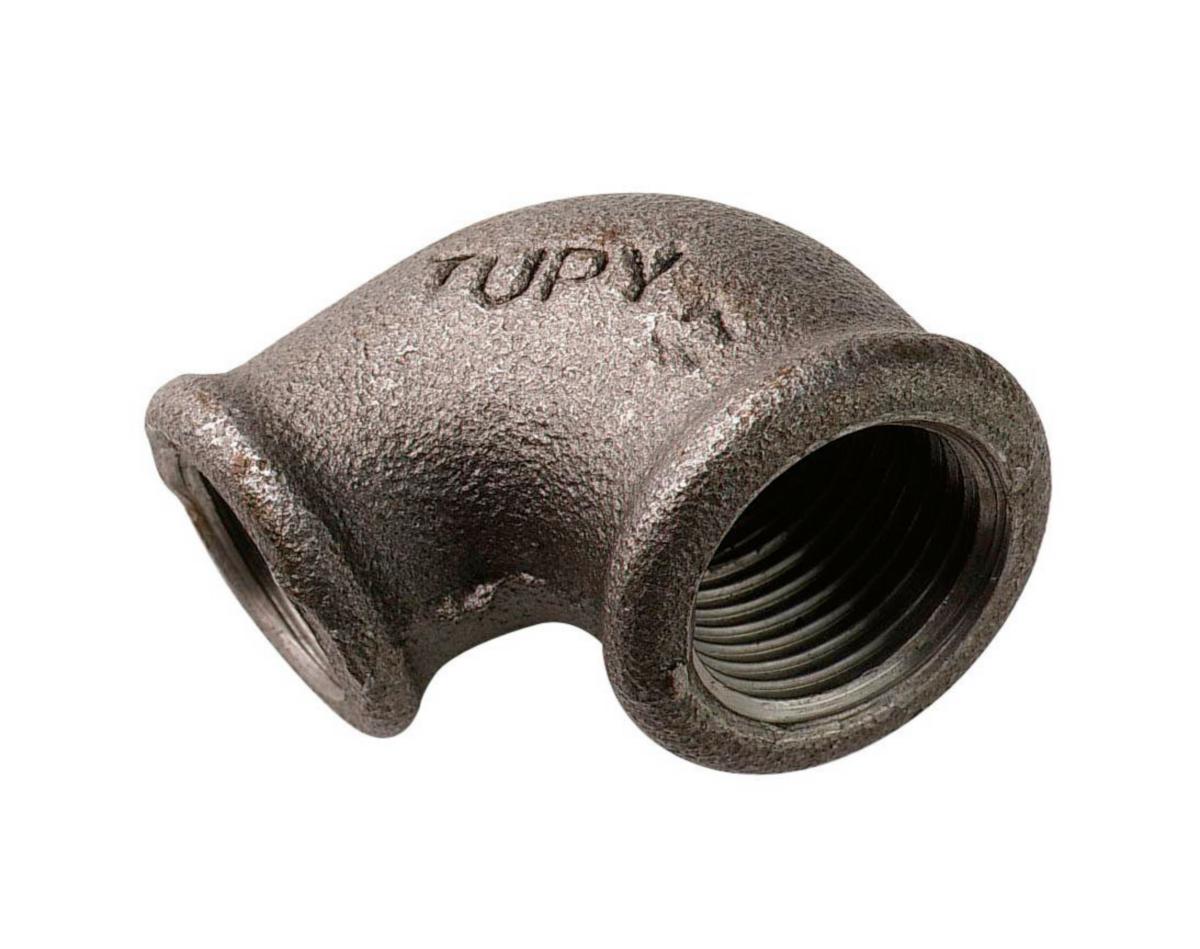 Supistuskulma 90° musta nr 90 sk - SUP.KULMA SK MUSTA 90 DN25X15 1"X1/2"