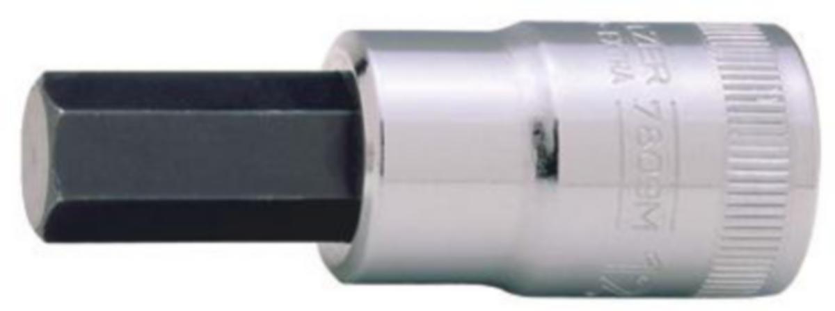 Kuusiokolohylsy Bahco 7809M 1/2" - KUUSIOKOLOHYLSY 1/2" 4MM BAHCO 7809M-4