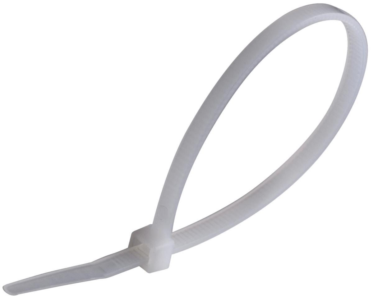 Nippuside, valkoinen, sisäkäyttöön - NIPPUSIDE 203MM X 4.6 MM 20 KPL PSS