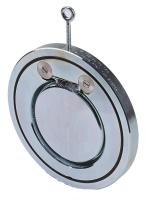 Takaiskuventtiili teräs laippojen väliin