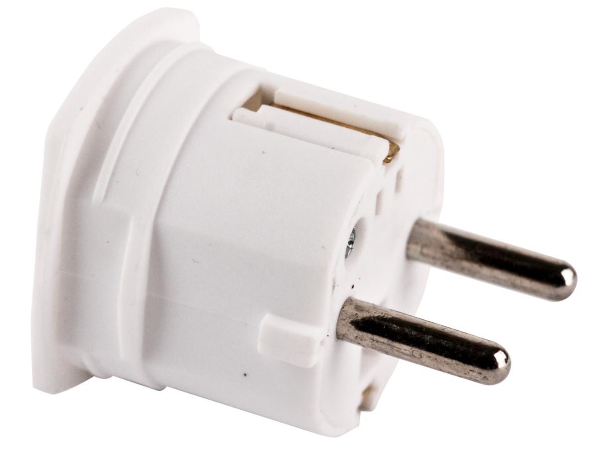 Pistotulppa, sivusisäänmeno, maadoitettu, IP20 - PISTOTULPPA MAAD VALK SISÄÄNTULO SIVUSTA