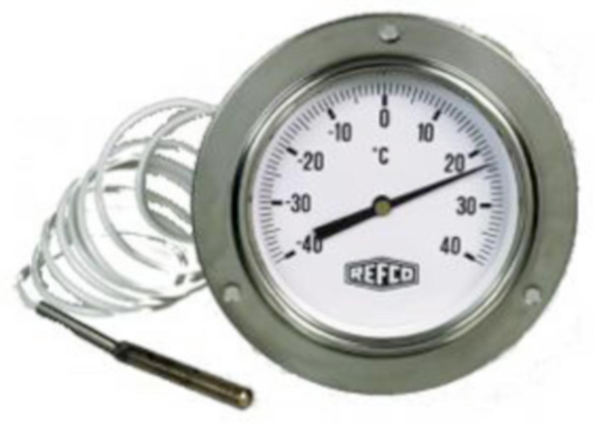 Lämpömittarit - Mekaaninen - REFCO F-87-R-80-1,5m -40/+40 C