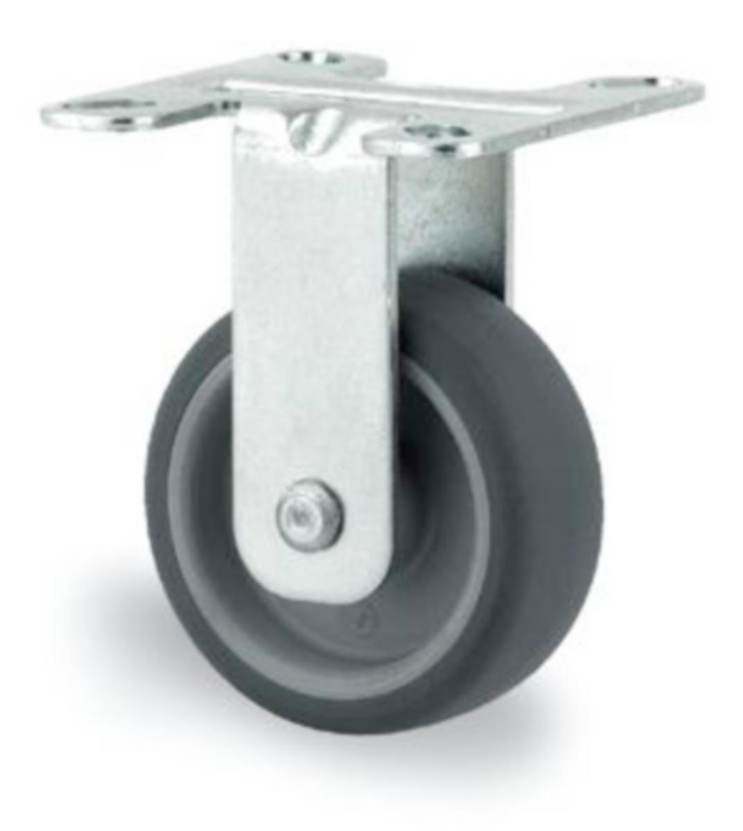 Kääntöpyörä Tente liukulaakeroitu - KÄÄNTÖPYÖRÄ TENTE50MM TERM 2478PJI050P40 LEVY 55X55MM