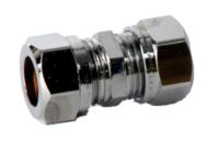 Puserrusliitin Vatette kromattu suora