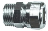 Puserrusliitin, suora, putki/ulkokierre