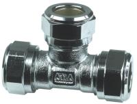 Puserrusliitin, T-liitin, putki/putki/putki