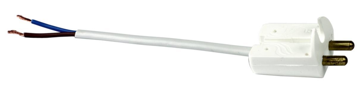 Valaisinjohto valaisinpistokkeella, maadoittamaton, suora - VALAISINJOHTO 0.15M 0-LK VALAISINPISTOKKEELLA