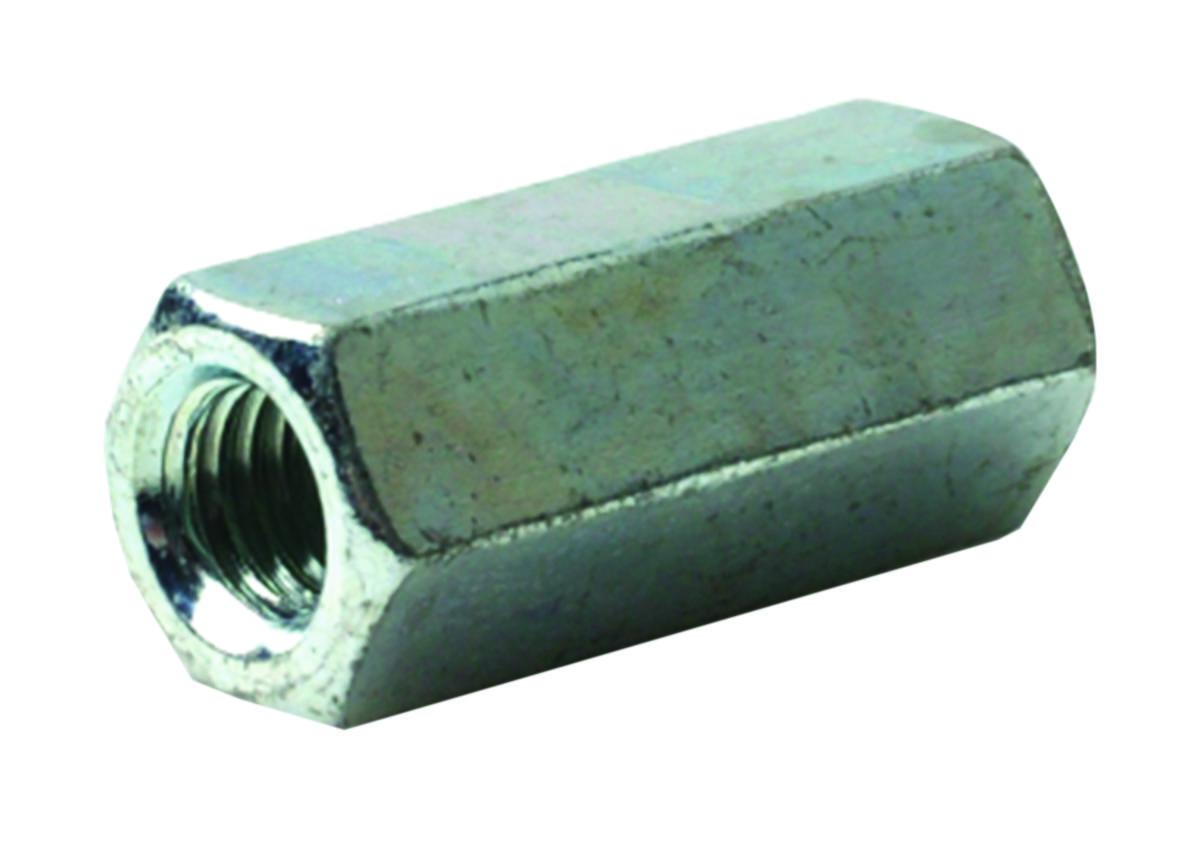 Jatkomutteri DIN 6334 ZN - JATKOMUTTERI SINKITTY M8X24 AV11 ZN