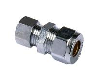 Puserrusliitin a-collection suora kromattu supistava