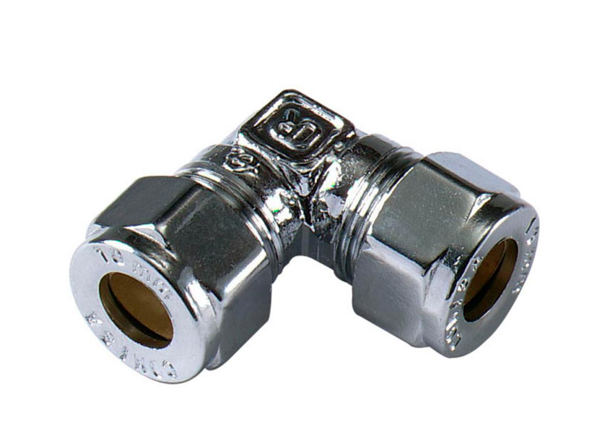 Puserruskulmaliitin a-collection kromattu - PUSERRUSKULMALIITIN KROM 12 MM