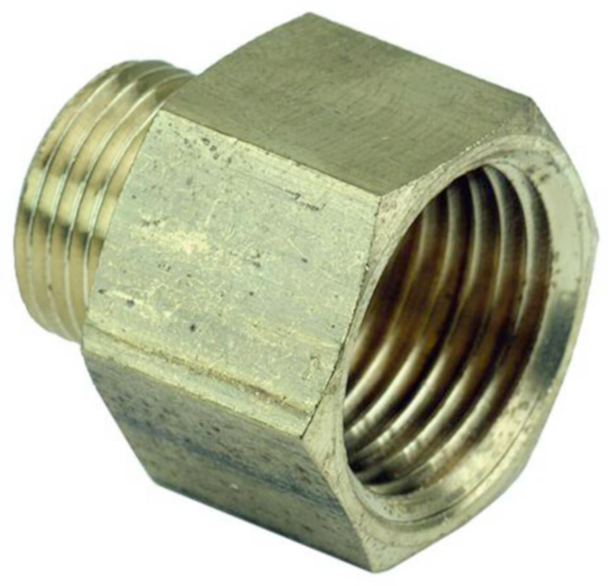 Muunnosnippa, sisäkierre/ulkokierre, messinki - MUUNNOSNIPPA R32XR25 1 1/4X1 SK/UK MESSINKI