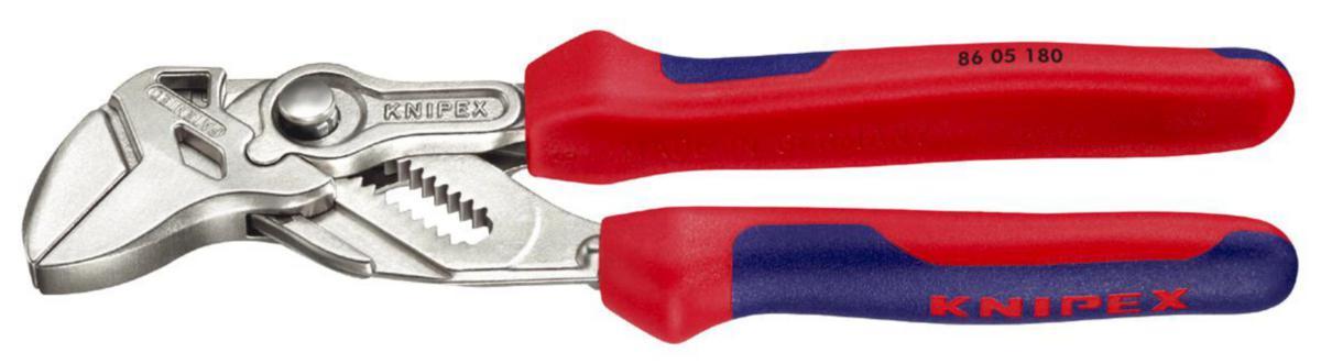 Pihtiavain Knipex 8605 - PIHTIAVAIN 180MM KNIPEX KROMATTU. 2-KOMP KAHVAT